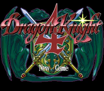 Dragon Knight 4 (Japan) screen shot title